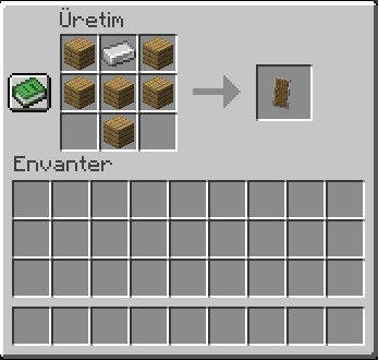 Minecraft Kalkan Yapımı Minecraft Kalkan Yapımı