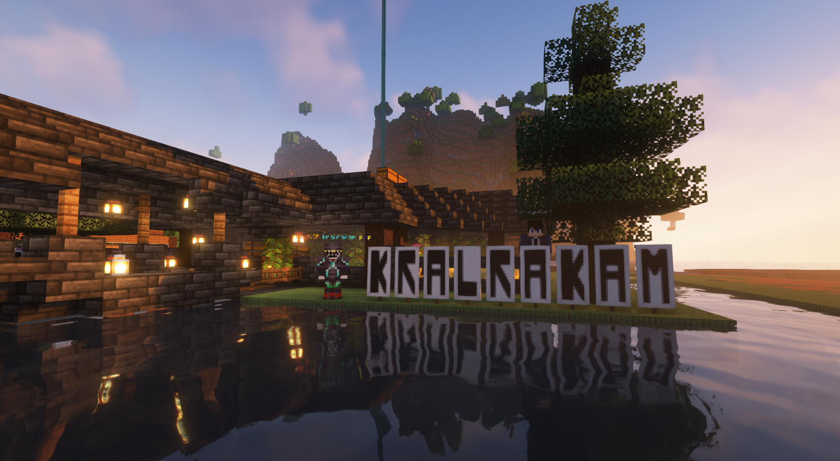 Minecraft Su Kenarında Ev