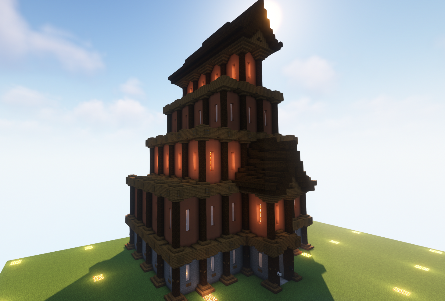 SkyBlock Ev Modeli Dış Görünümü